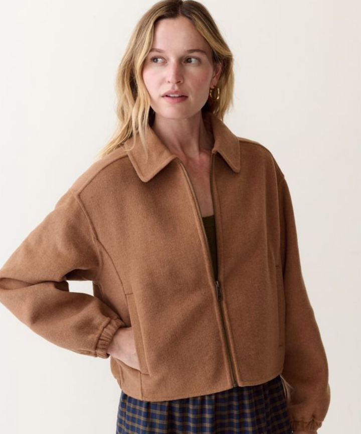 Margot Wool Jacket in Camel