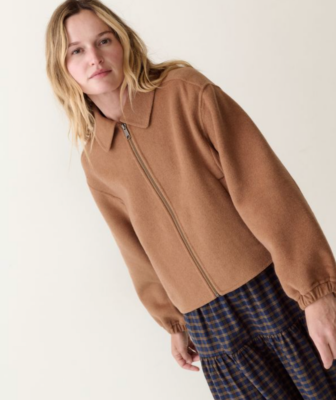 Margot Wool Jacket in Camel
