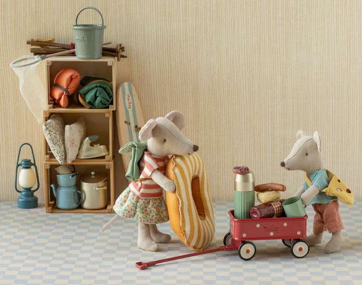 Wagon for Mouse, Red