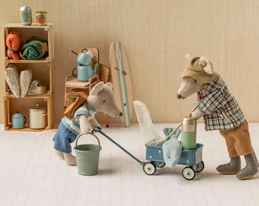 Wagon for Mouse, Blue