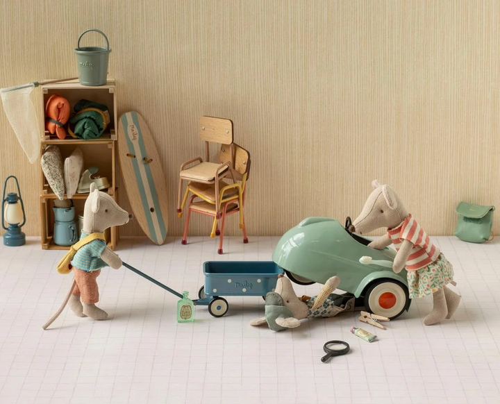 Wagon for Mouse, Blue