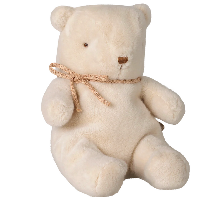 Teddy Bear Plush, Small, Off White