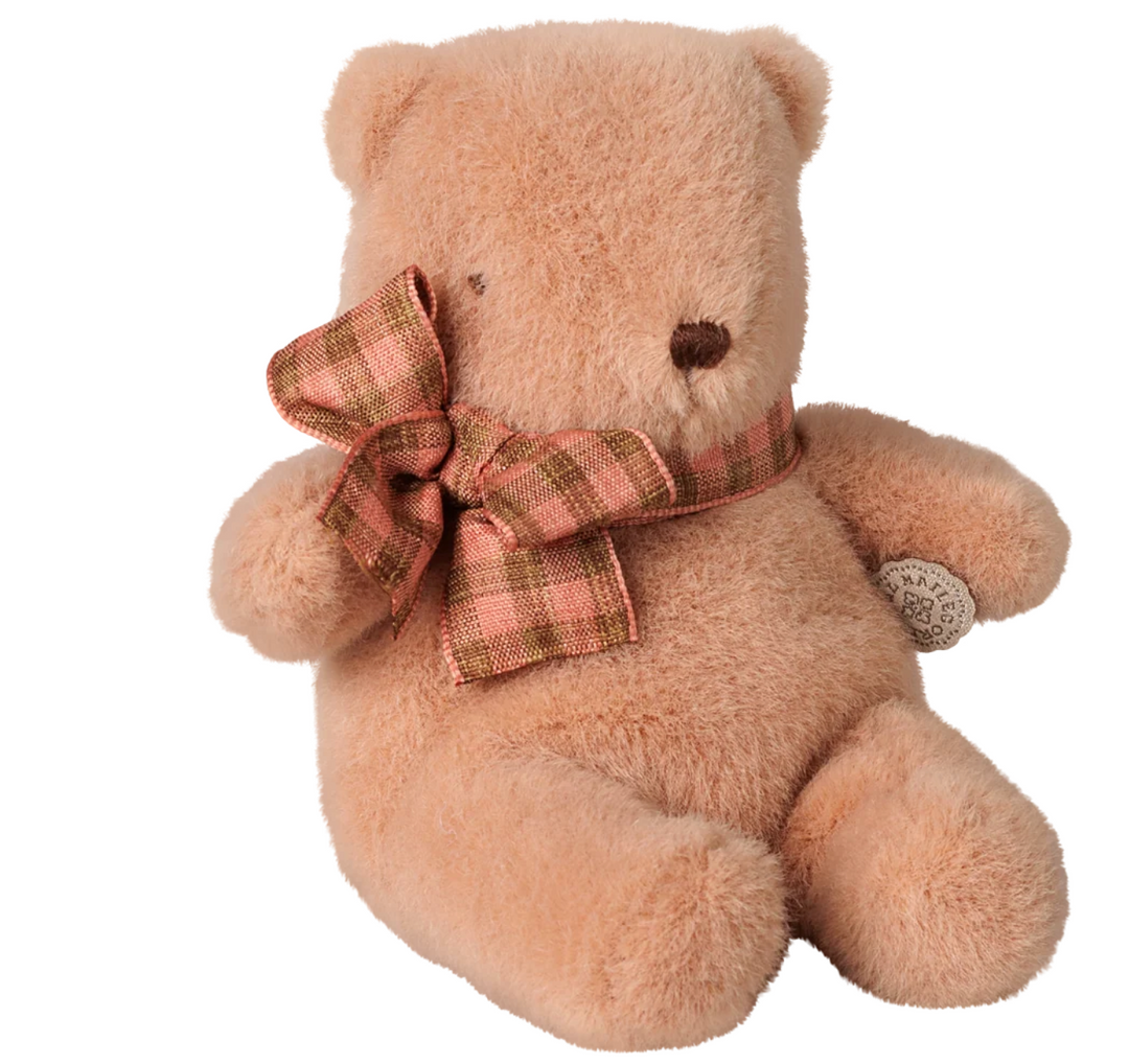 Teddy Bear Plush, Mini, Vintage Rose