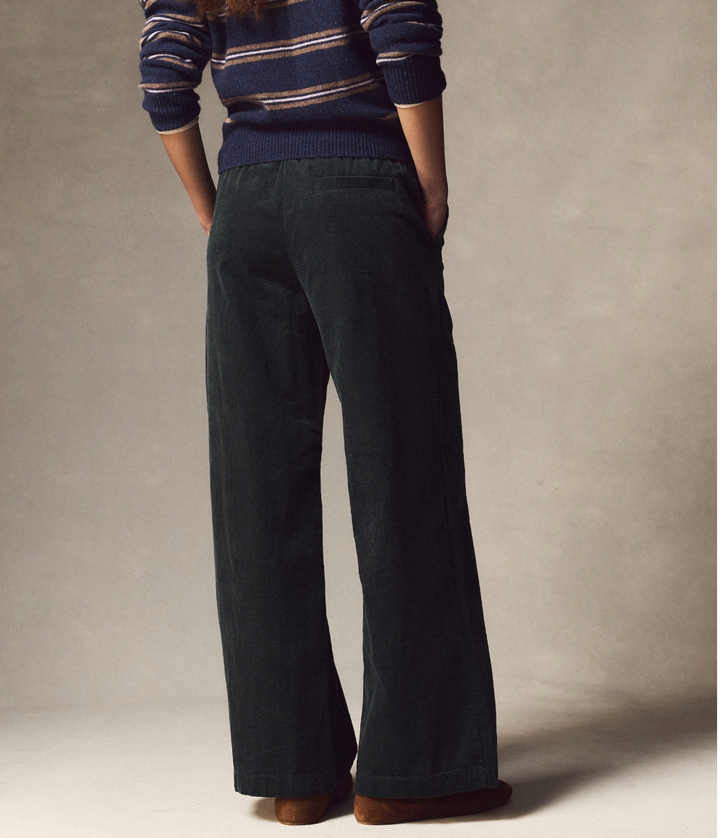 Allison Corduroy Trouser in Forest