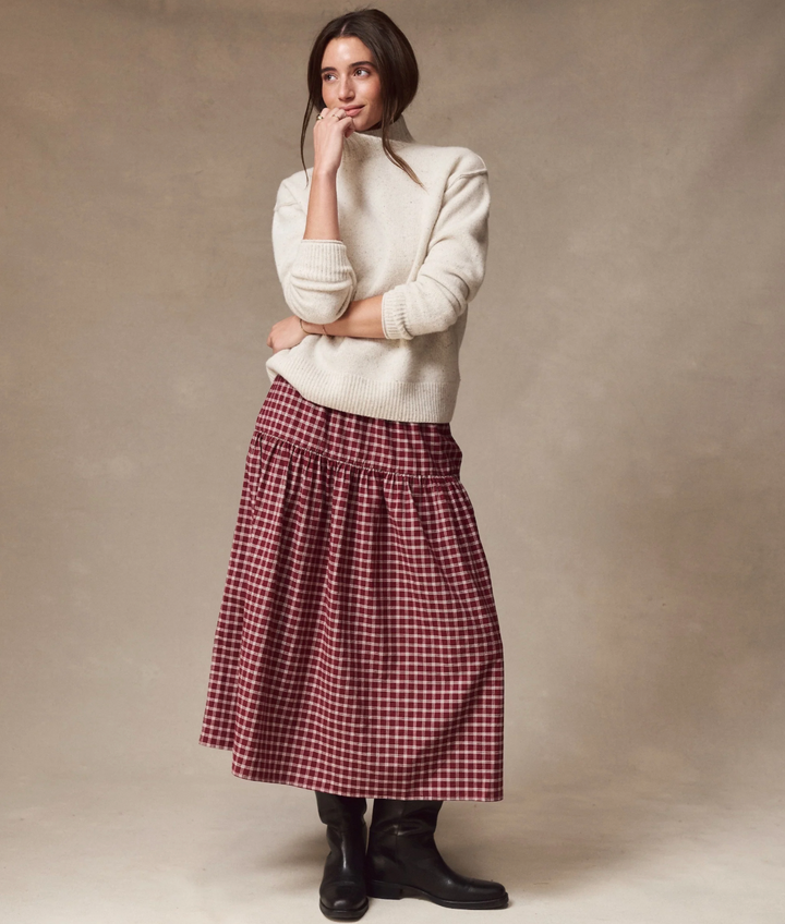 Merino Turtleneck Sweater in Ivory