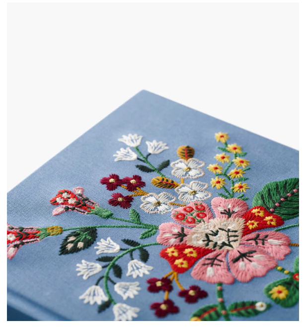 Gracie Embroidered Sketchbook