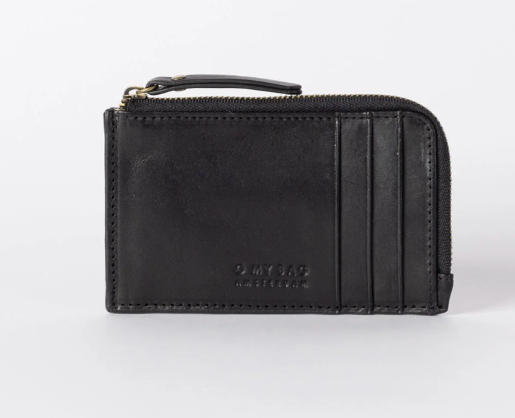Lola Leather Coin Purse in Cognac or Black