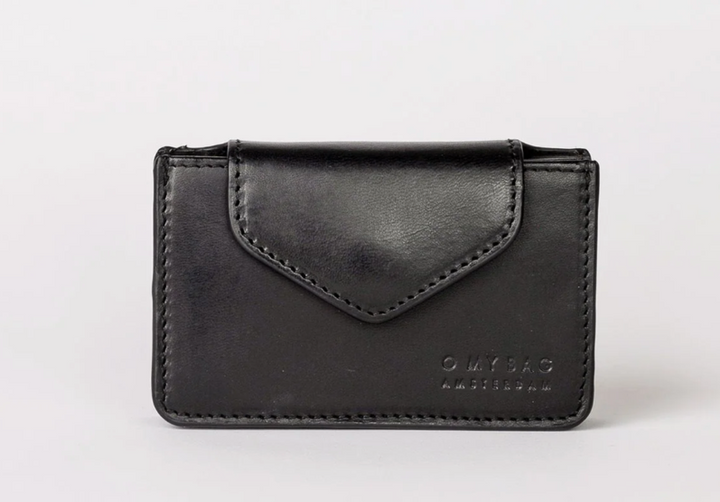 Harmonica Leather Wallet in Cognac or Black