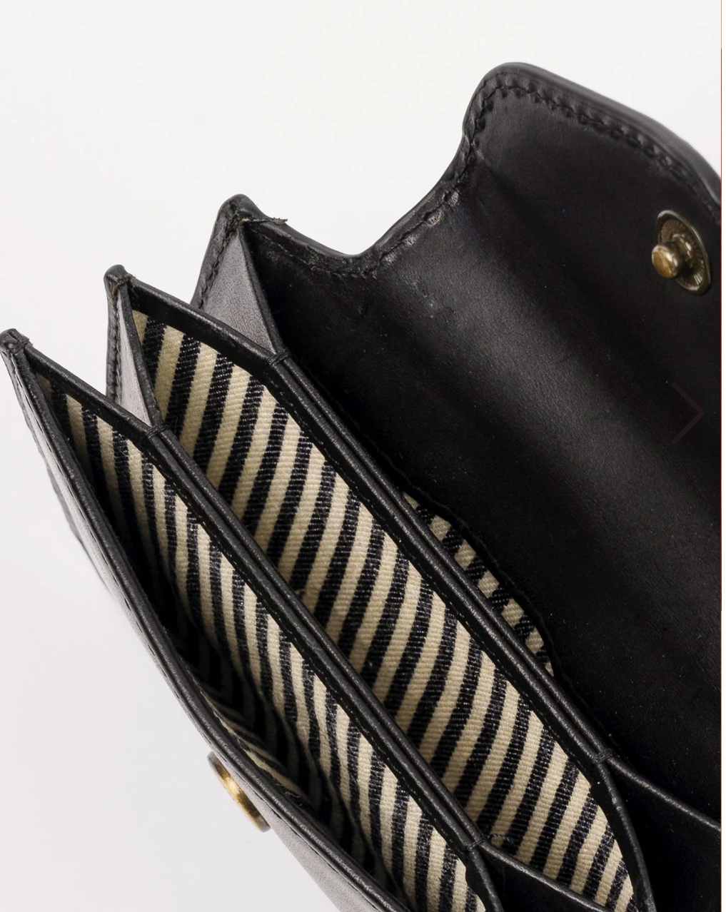 Harmonica Leather Wallet in Cognac or Black