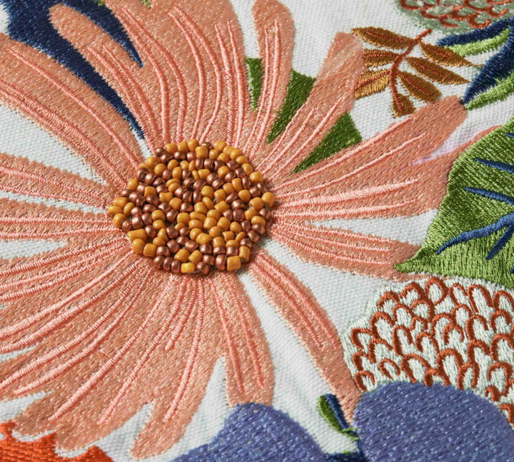 Dovecote Embroidered Pillow
