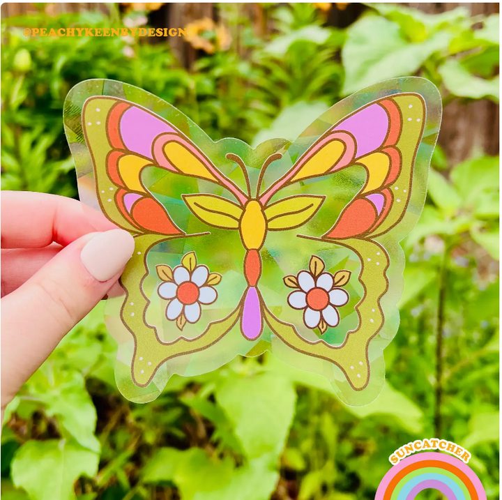 Butterfly Suncatcher Sticker