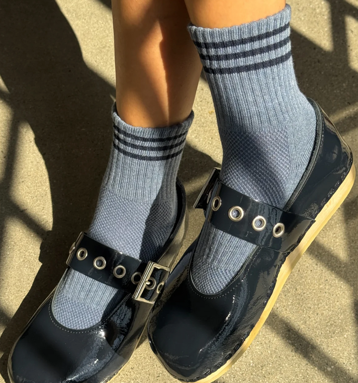 Girlfriend Socks in Indigo
