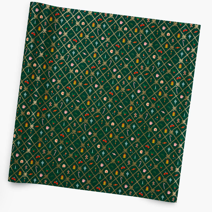 Christmas Argyle Continuous Wrapping Roll