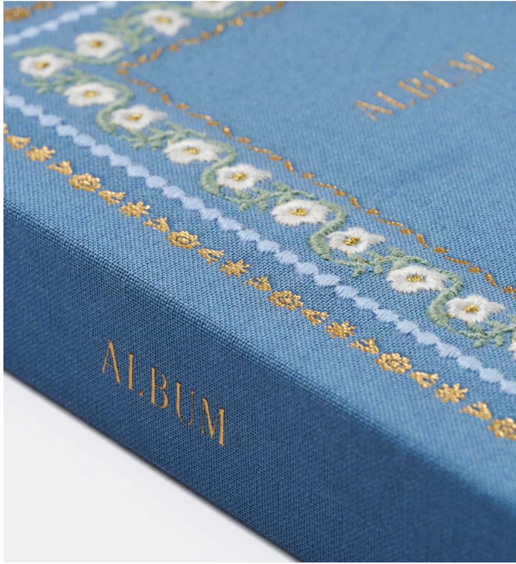 Delphine Embroidered Photo Album