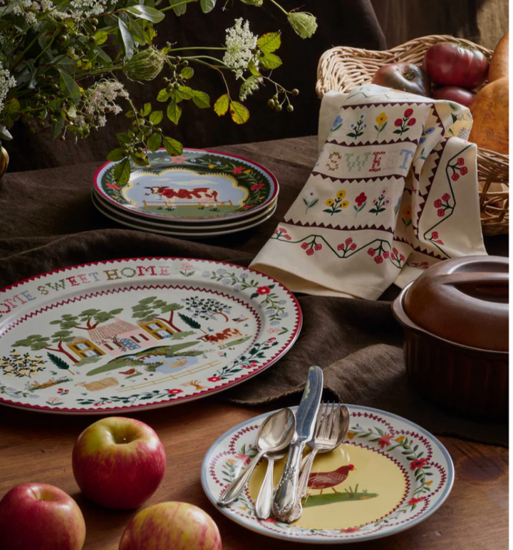 Home Sweet Home Large Porcelain Serving Platter