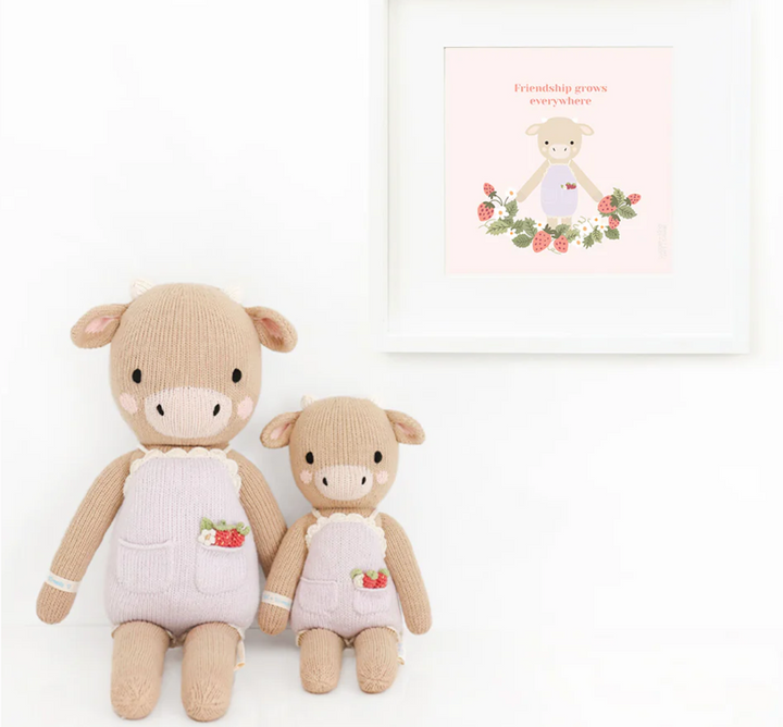 Little Ava the Cow in Lavender