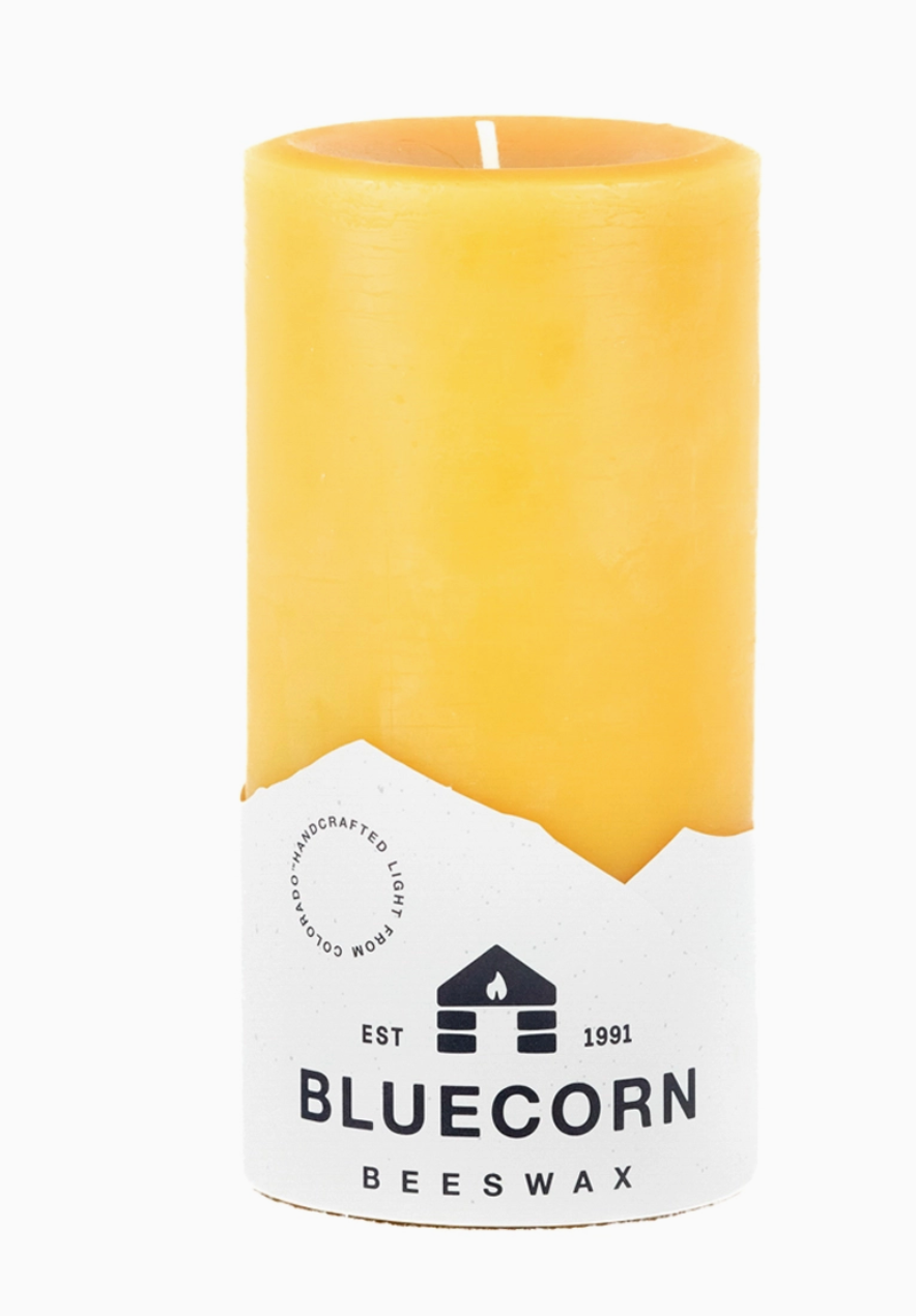 Pure Beeswax Pillar Candle 4"x6"