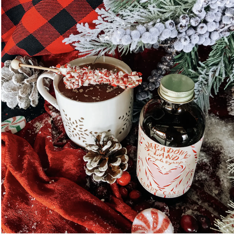 Candy Cane Simple Syrup