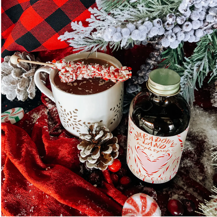 Candy Cane Simple Syrup