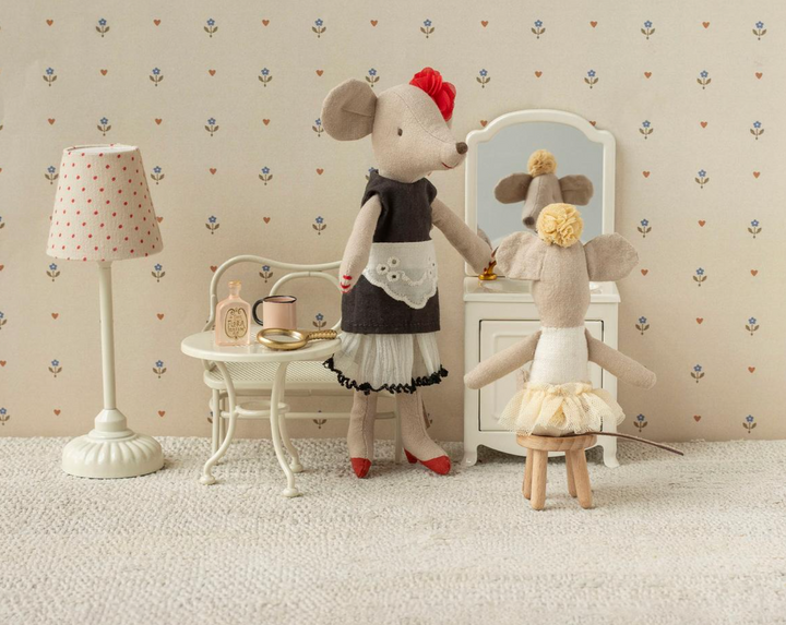 Vintage Floor Lamp in Sand, Mouse