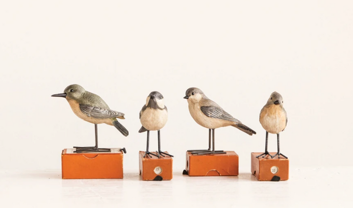 Bird with Metal Feet, 4 Styles