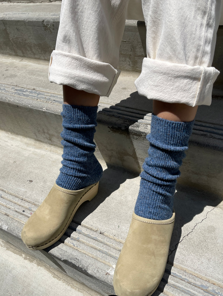 Snow Socks in Denim