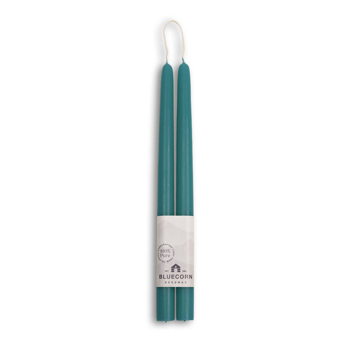 Sky Blue Beeswax Tapers, 3 Sizes
