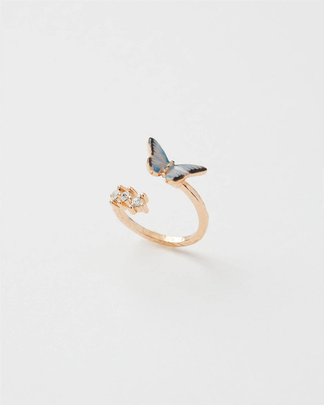 Blue Butterfly Ring