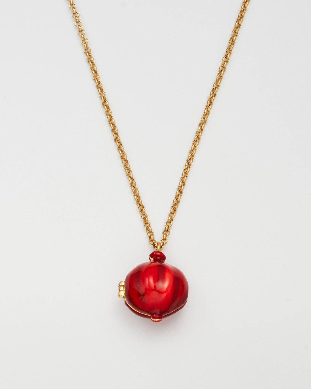 Pomegranante Locket Necklace