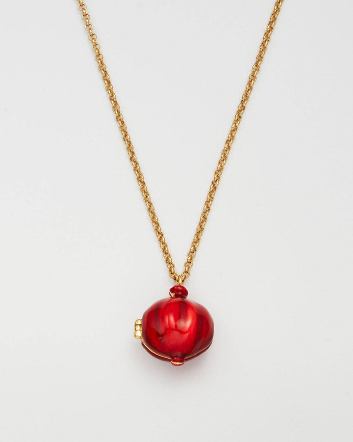 Pomegranante Locket Necklace
