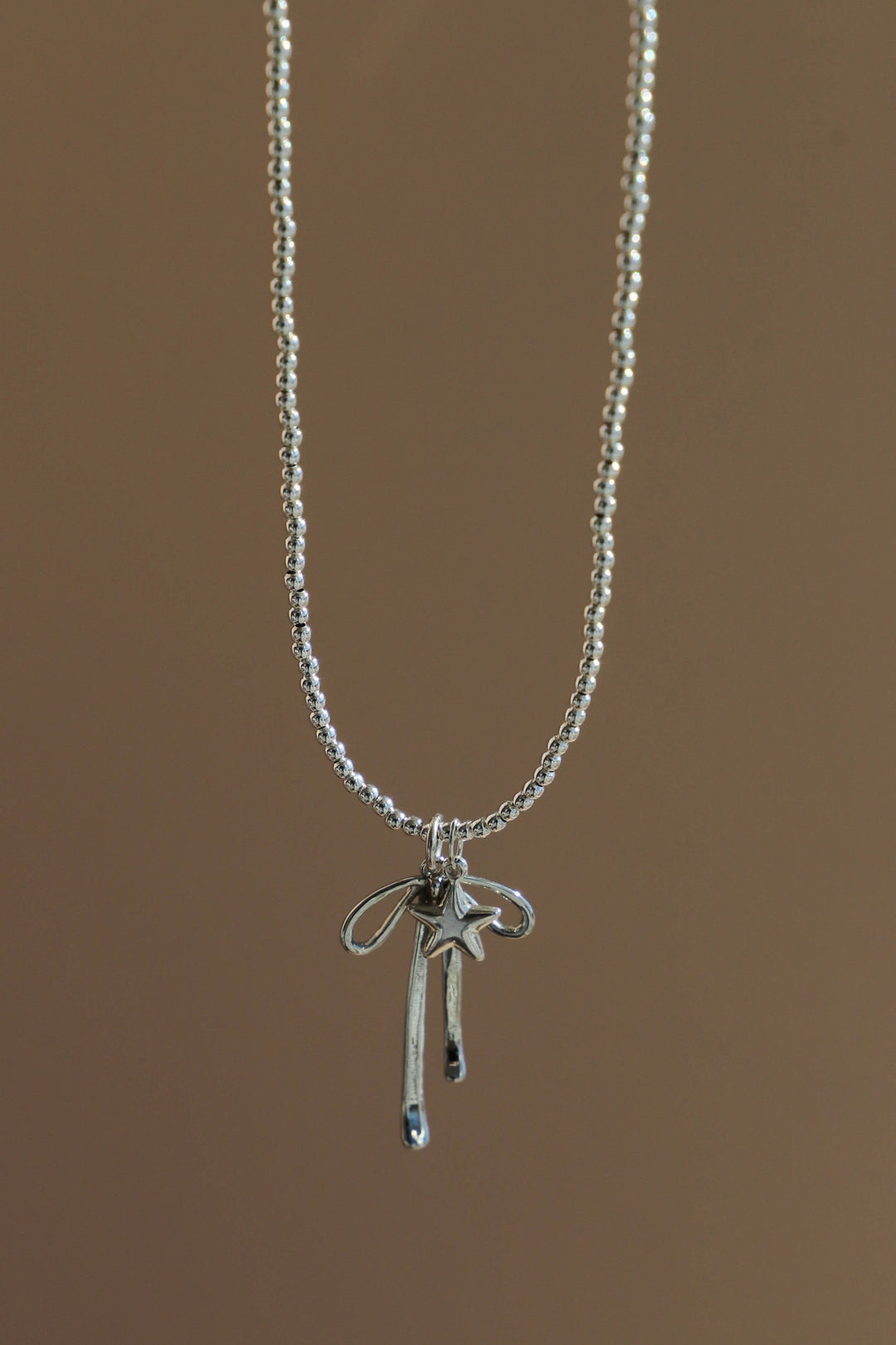 Silver Beaded Chain