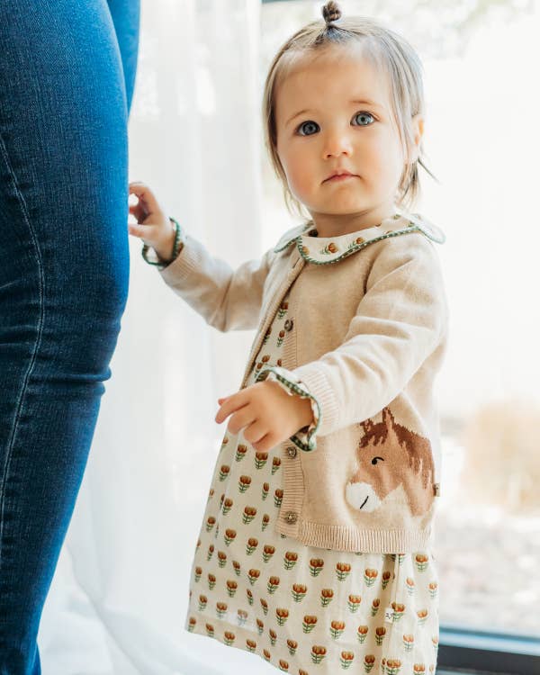 Horse Baby Cardigan