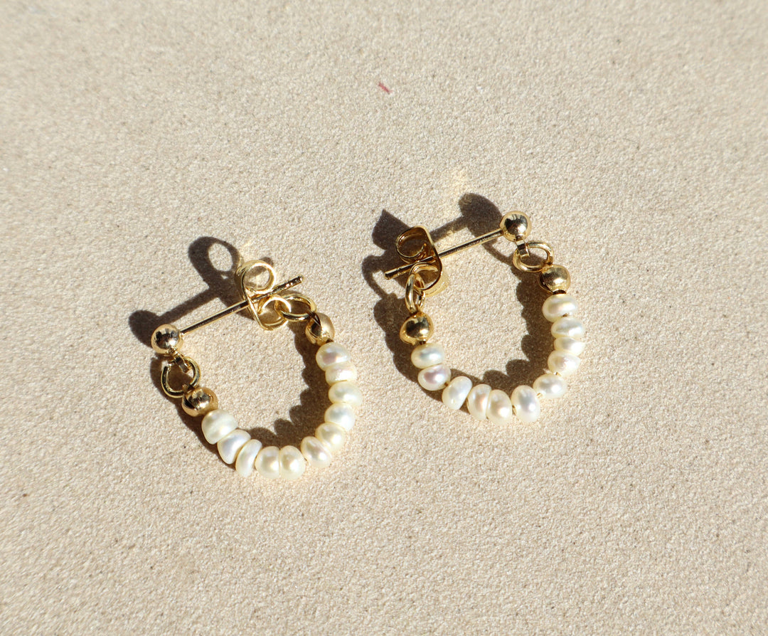 Small Freshwater Pearl Stud Earrings