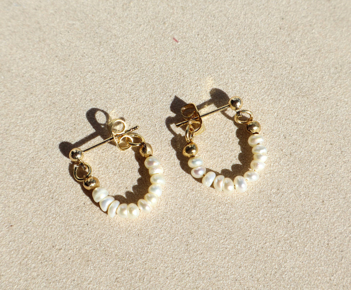 Small Freshwater Pearl Stud Earrings
