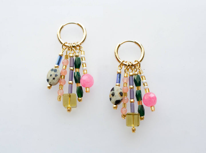 Stevie Beaded Charm Earrings