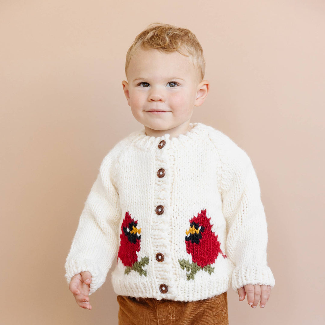 Kids Cardinal Cardigan