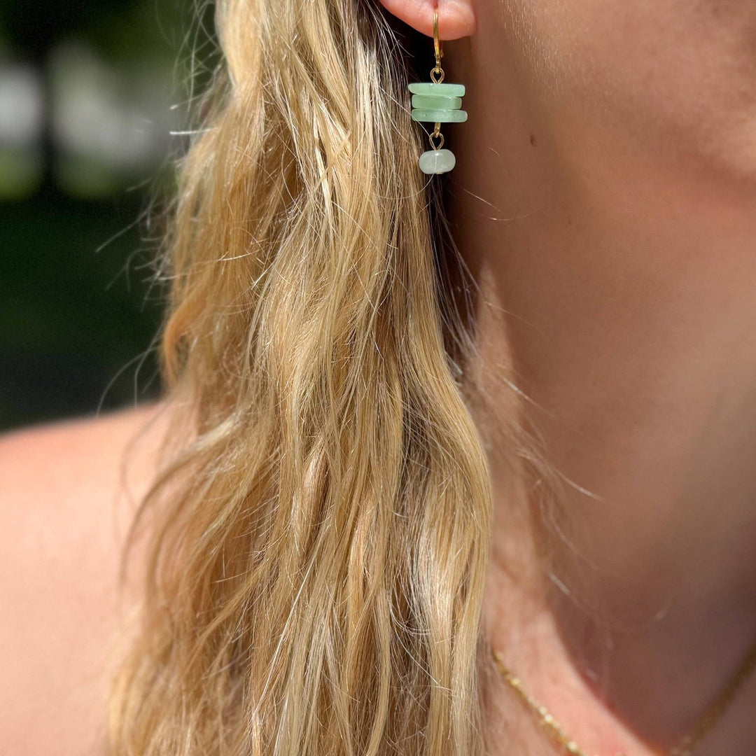 Aventurine Dangle Earrings