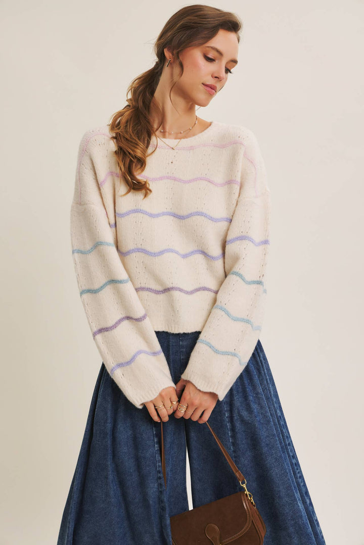 Ombre Wool Blend Sweater