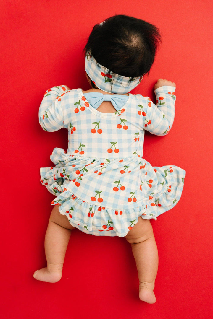Cherry Picnic Bodysuit Bamboo Dress
