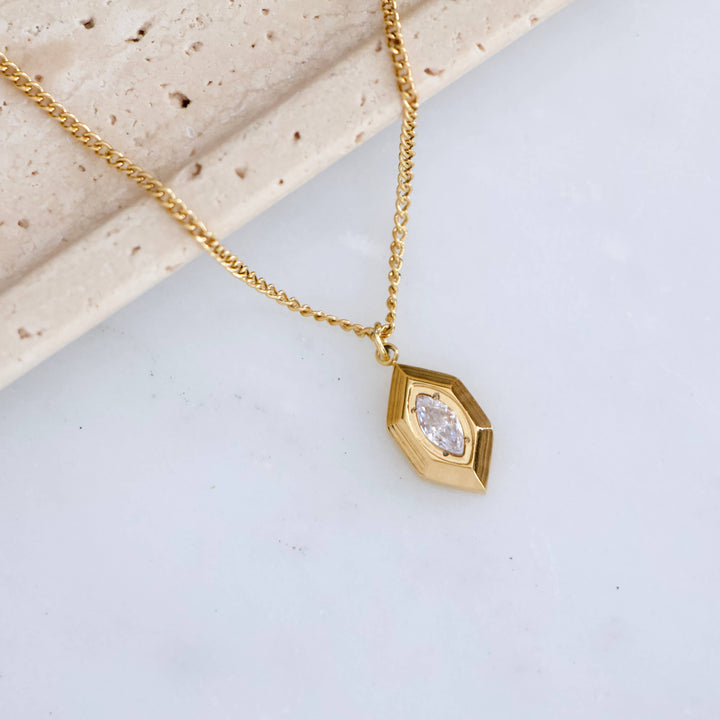 Zircon Diamond Necklace - Waterproof 