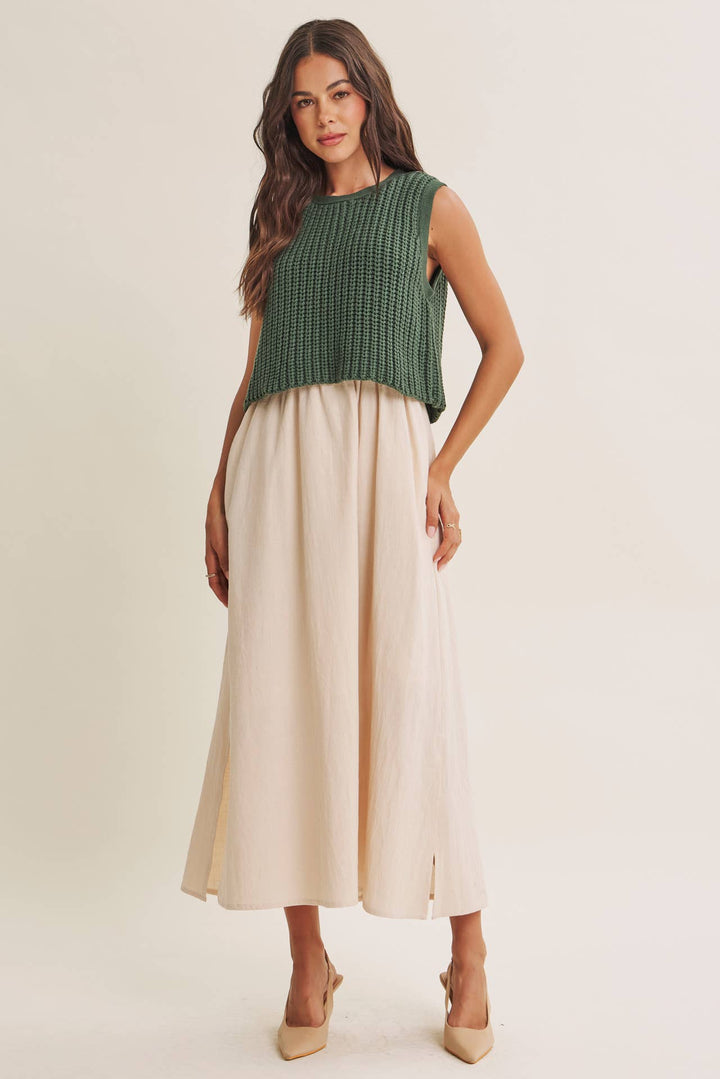 Forest Green Sweater Dress