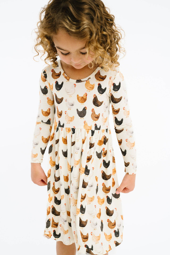 Backyard Chickens Bamboo Dress