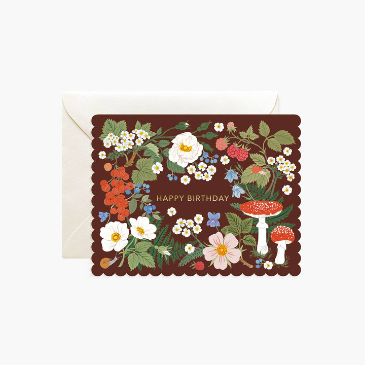 Woodland Birthday Greeting Card