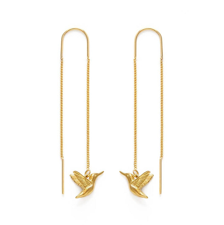 Hummingbird Threader Earrings