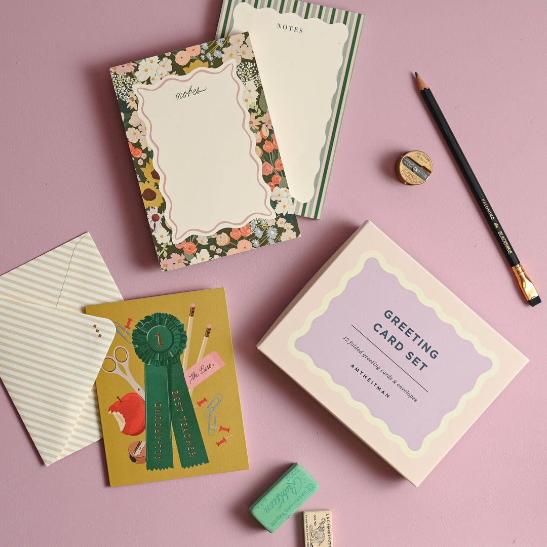 Teacher Ribbon Greeting Card