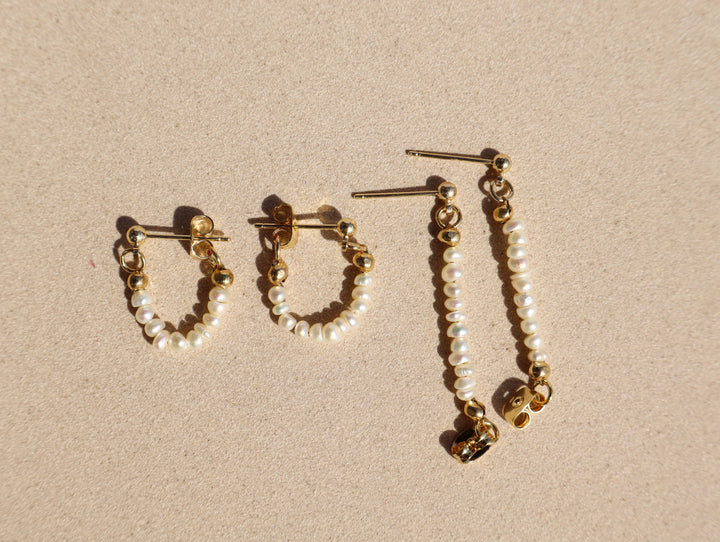 Small Freshwater Pearl Stud Earrings