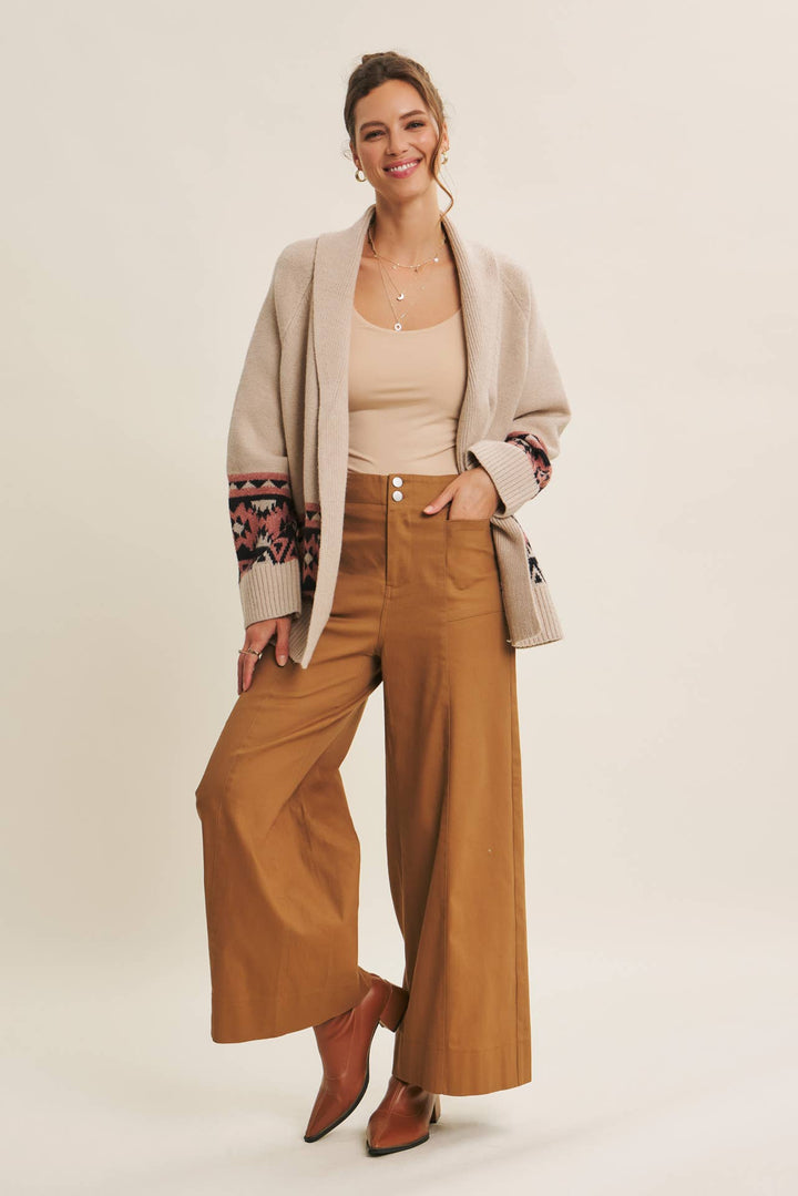 Everyday Essential Stretchy Wide-Leg Pants -2 Colors