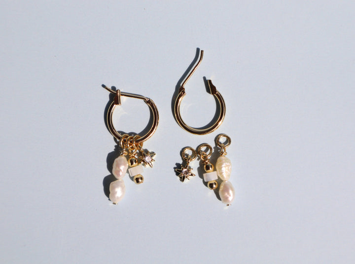 Coastal Blue Charm Earrings