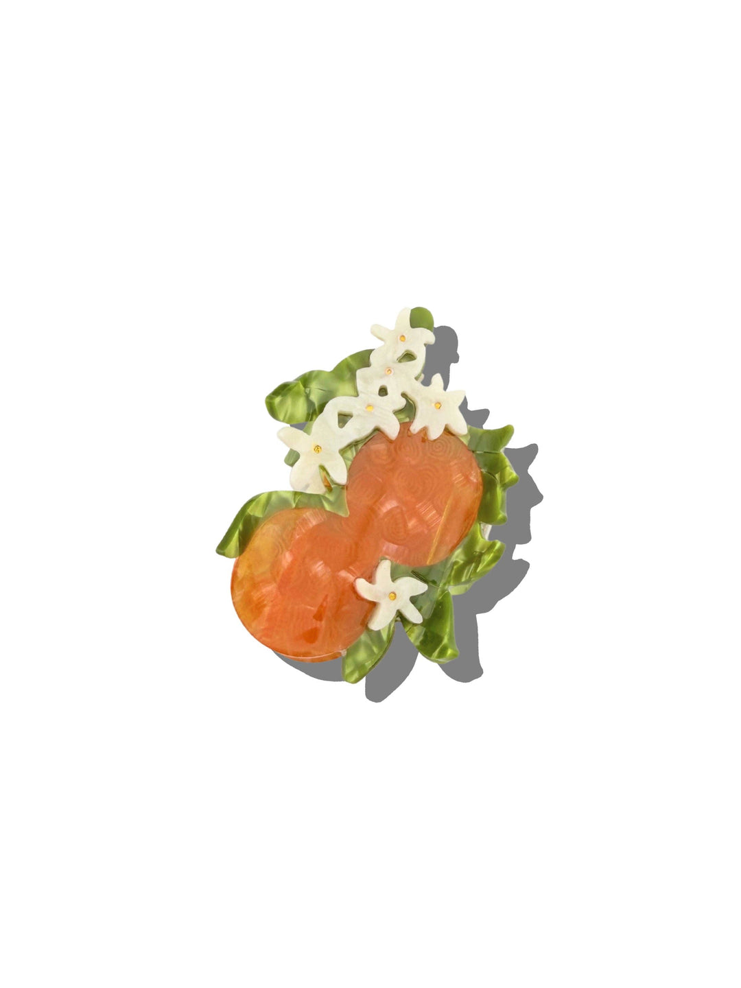 Orange Blossom Hair Clip