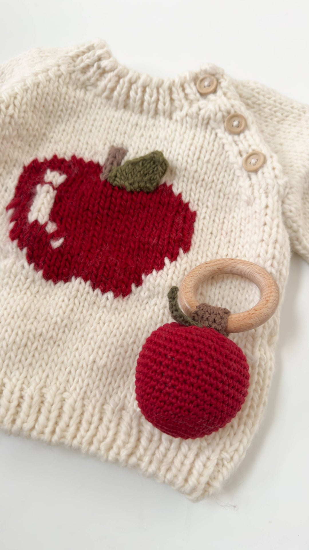 Kids Apple Pullover Sweater